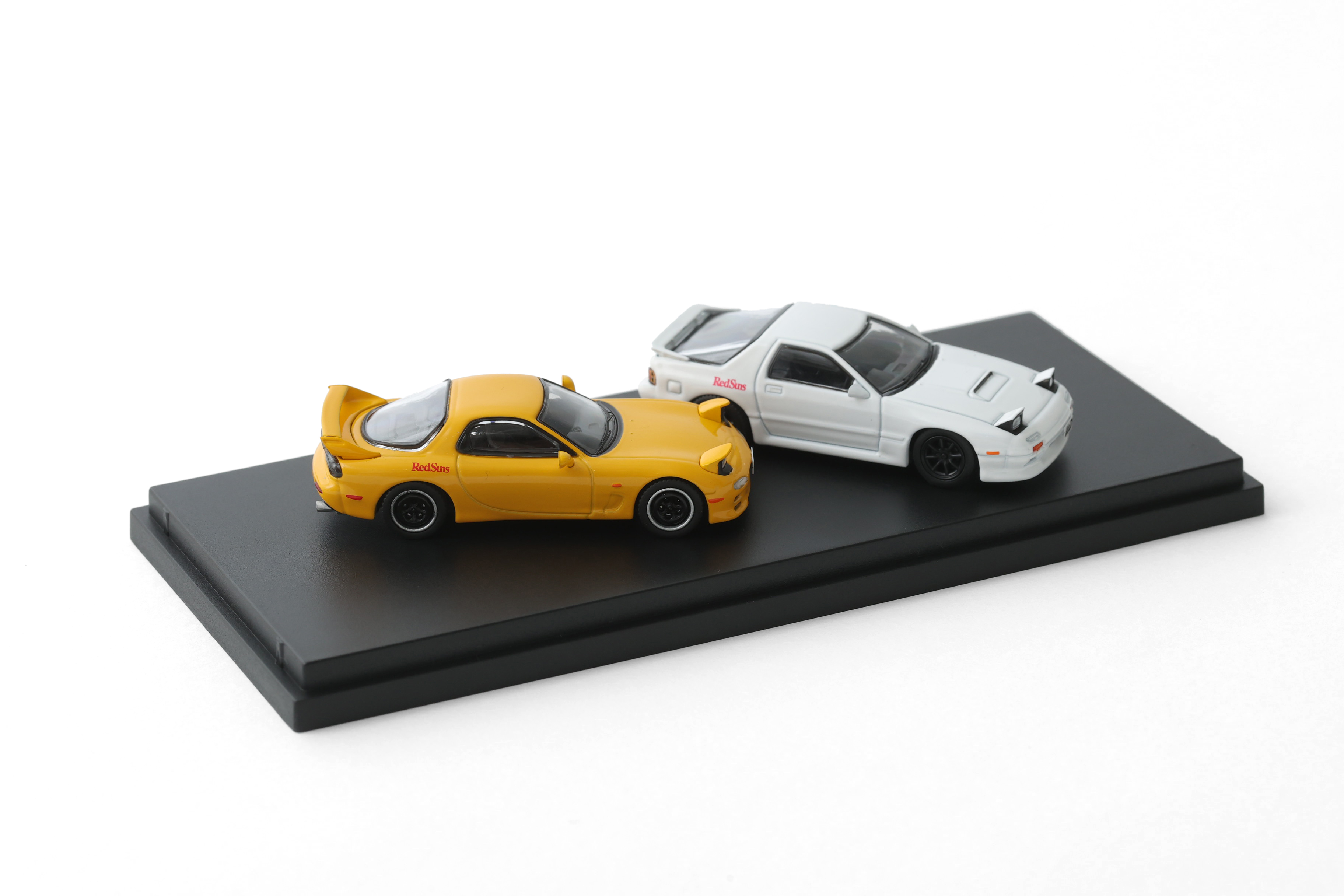 頭文字D RX-7（FC＆FD)モデルカー2台セット1/64｜MAZDA COLLECTION