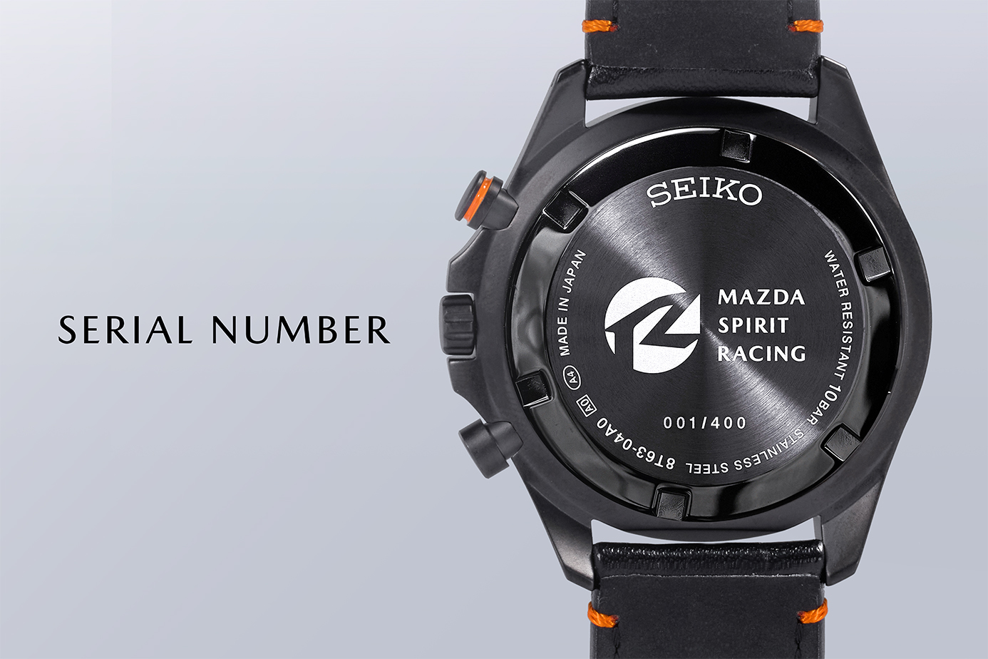 SEIKOコラボ MAZDA SPIRIT RACING クロノグラフウォッチ セイコー＞＜MAZDA SPIRIT RACING ＞｜NEWS｜セイコー 法人様