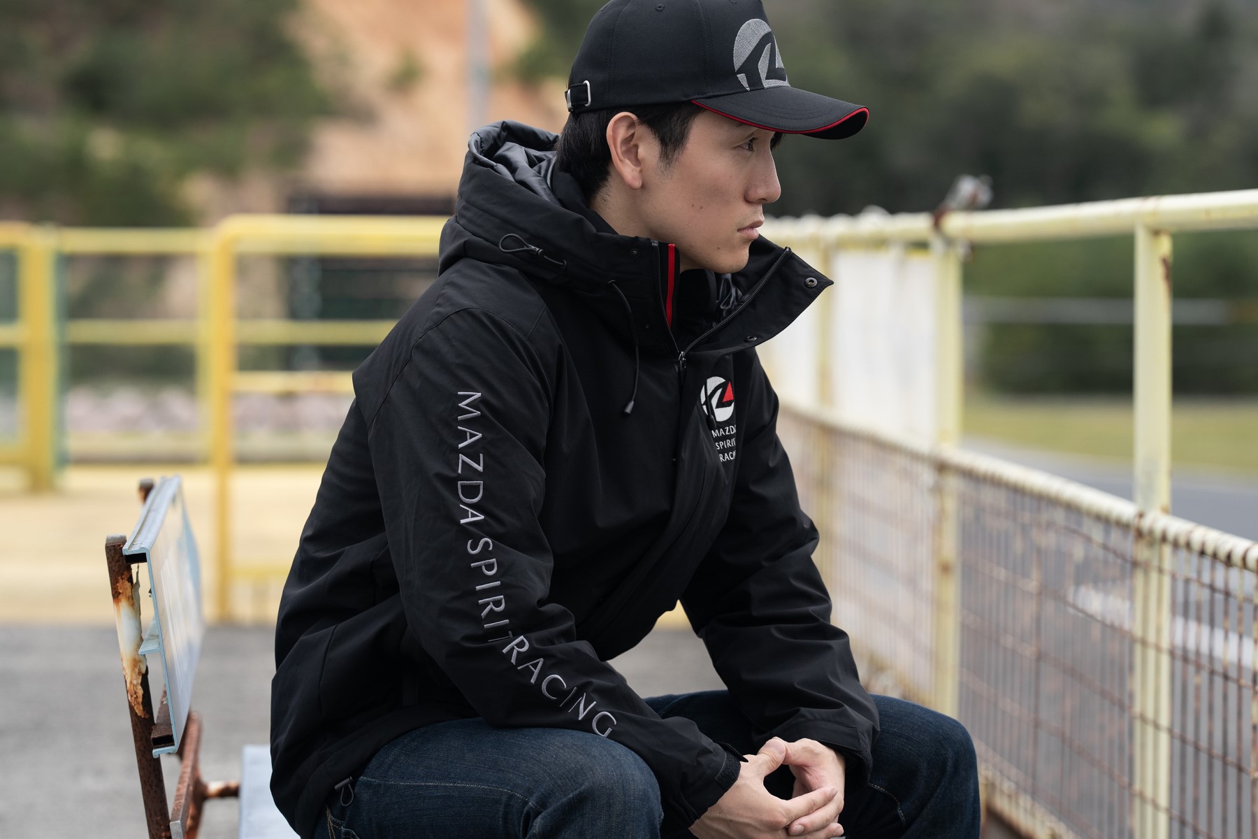  ブラック 中綿ジャケット MAZDA SPIRIT RACING 中綿ジャケット｜MAZDA COLLECTION ONLINE SHOP