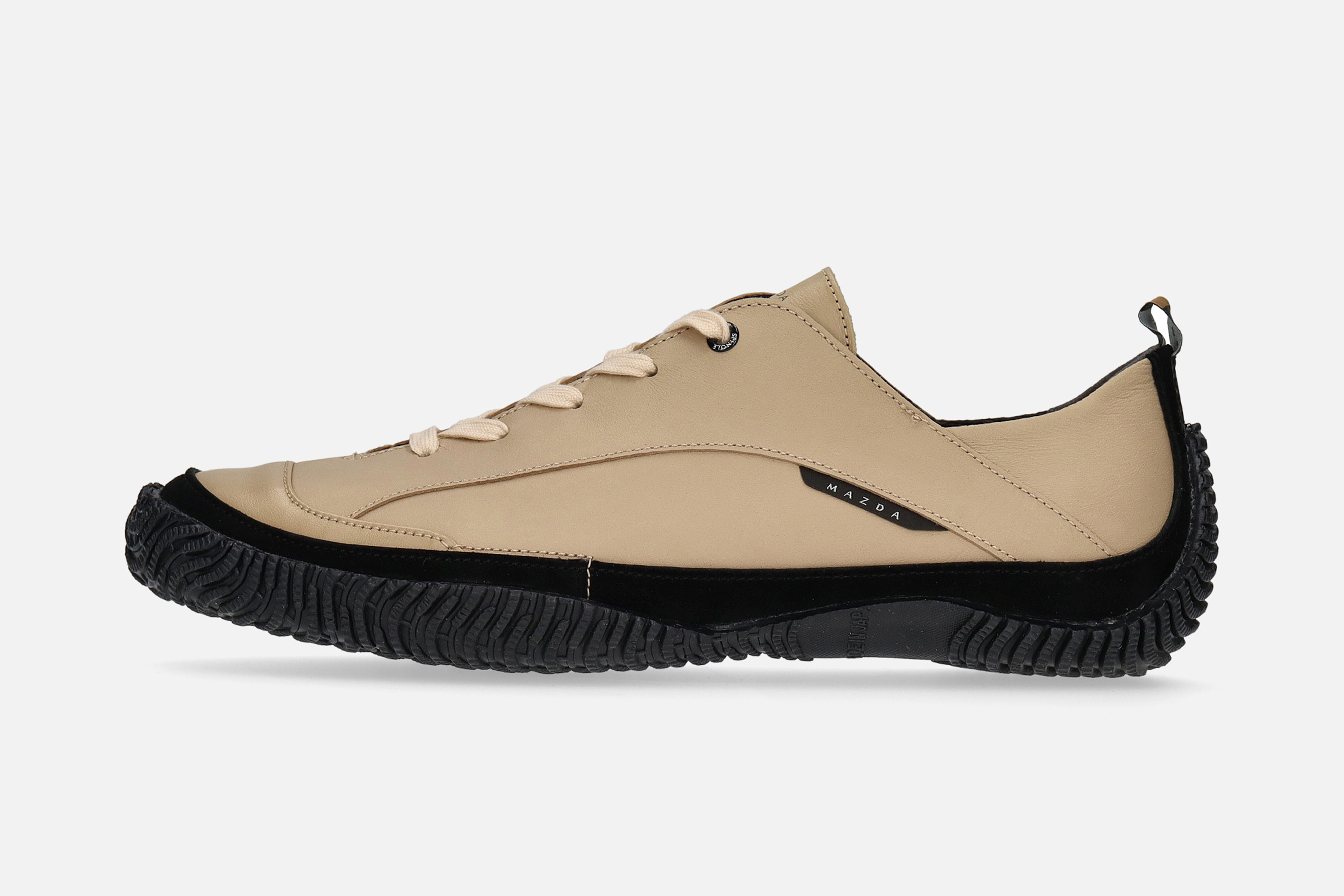 まさまさ０８２５ レザースニーカーSP-MZD（SPORTS TAN/BLACK）