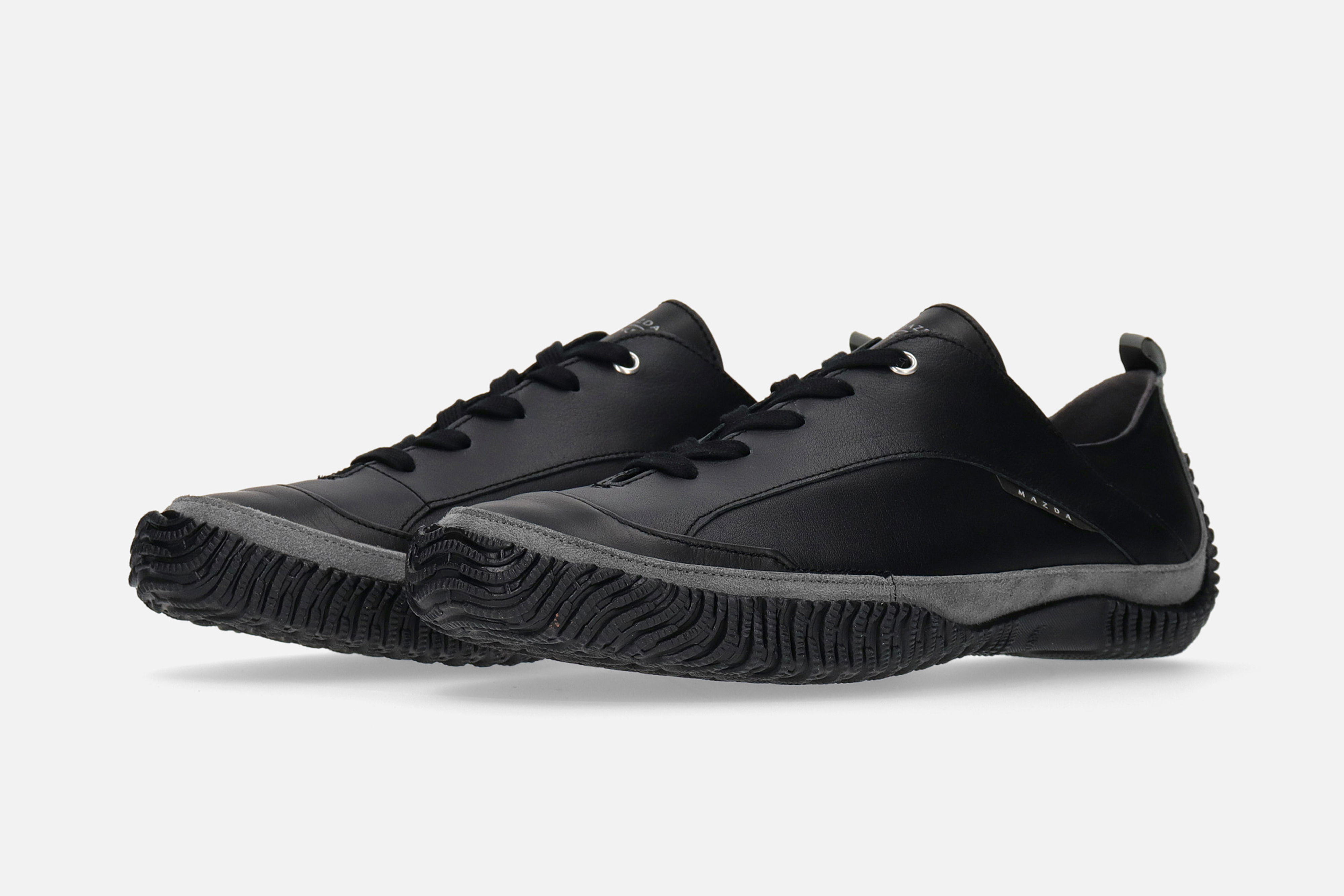 まさまさ０８２５ レザースニーカー SP-MZD（BLACK/BLACK)