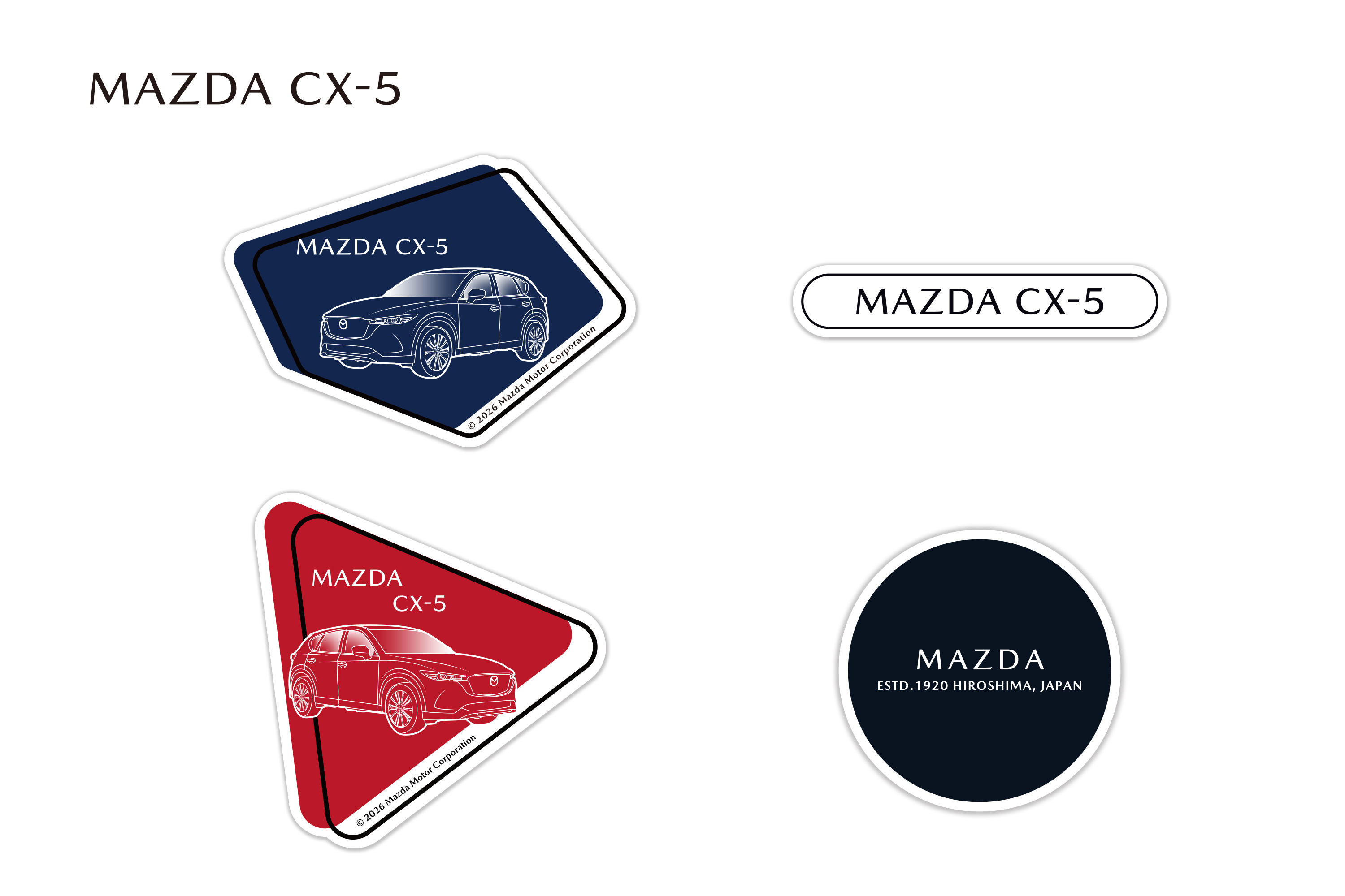 専用になります(❁ᴗ͈ˬᴗ͈) 車種ステッカー｜MAZDA COLLECTION ONLINE SHOP