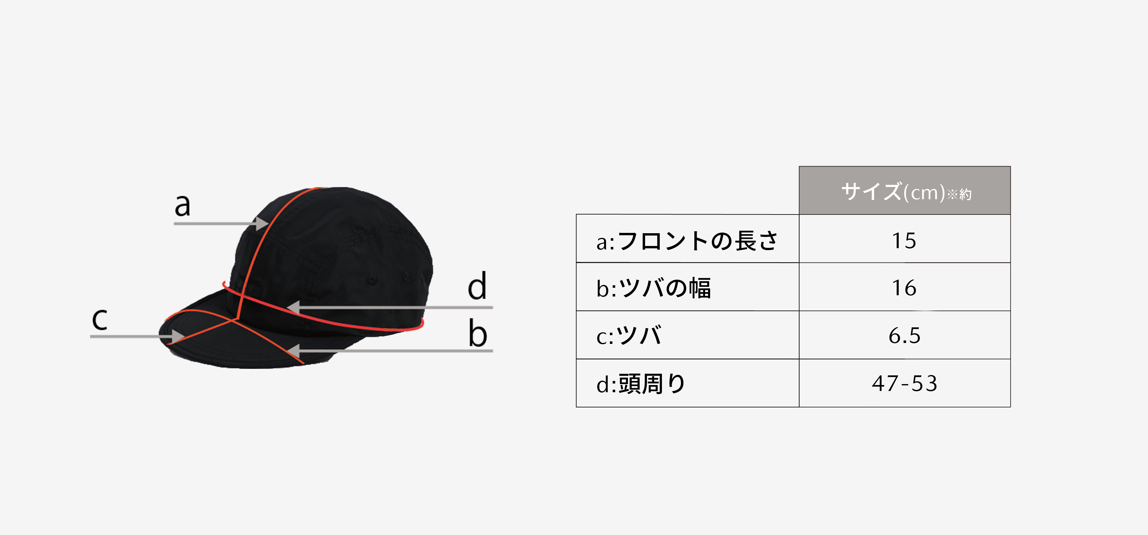 サイズ表